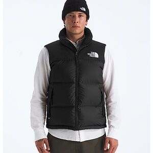 The North Face Retro 1996 Nuptse 700 Black Puffer Vest Goose Down Insulated L